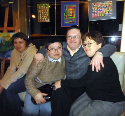 Wystawa naszych prac pt. "Wiosna zimą w naszych sercach"