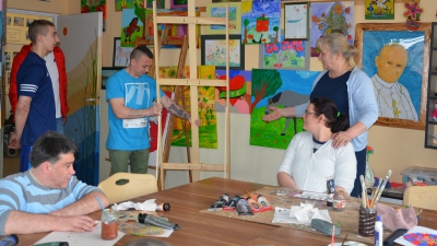 Zajęcia integracyjne z podopiecznymi Zakładu Poprawczego w Barczewie. Spotkanie trzecie